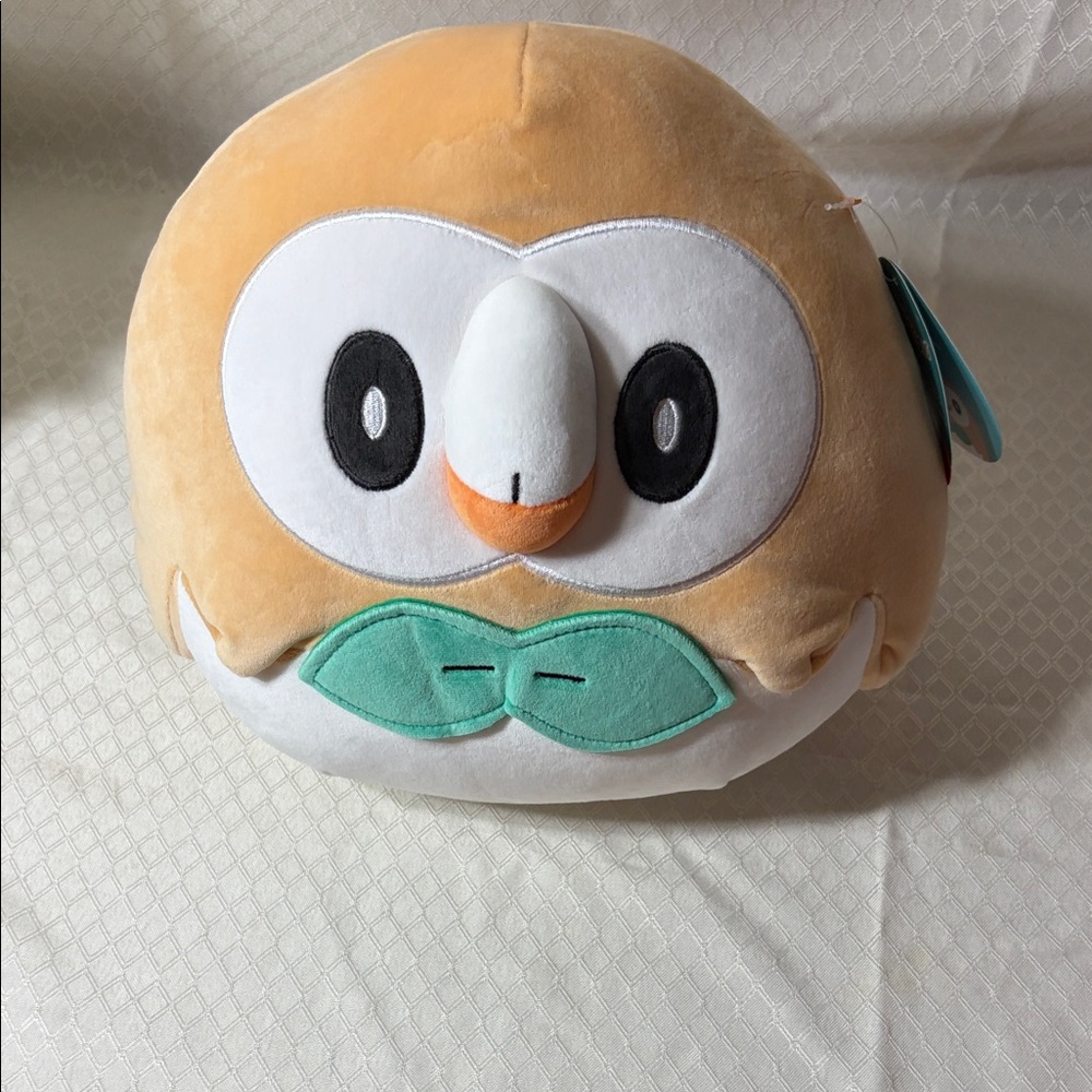 Plush Bird Toy - Tan and White